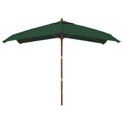 Sonnenschirm mit Holzmast Sandfarben 300x300x273 cm