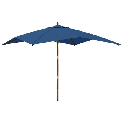 Sonnenschirm mit Holzmast Sandfarben 300x300x273 cm