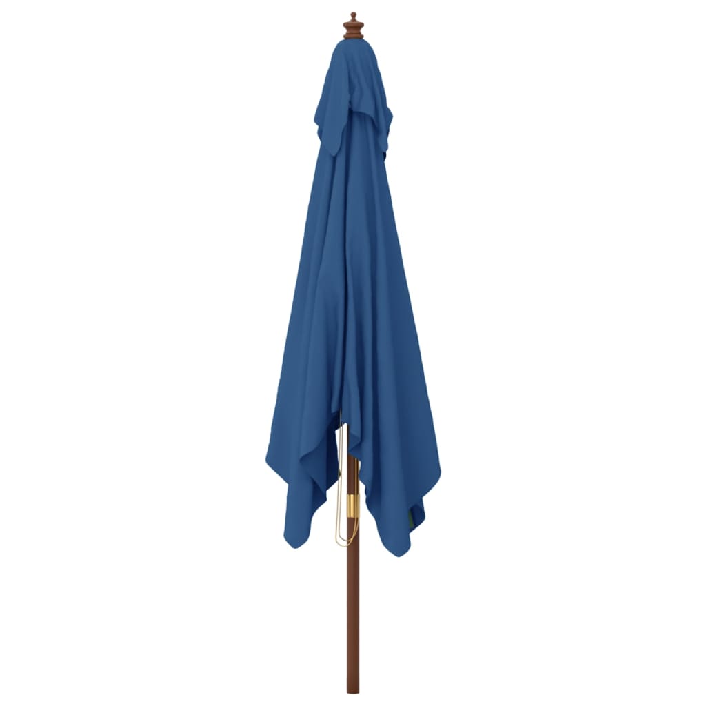 Sonnenschirm mit Holzmast Sandfarben 300x300x273 cm