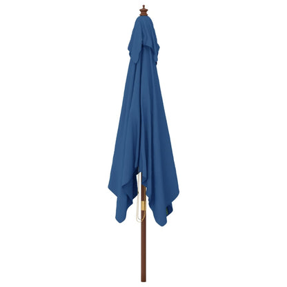 Sonnenschirm mit Holzmast Sandfarben 300x300x273 cm
