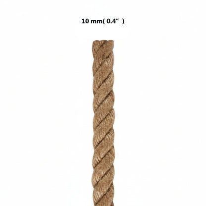 Natürliches Juteseil mit hoher Reißfestigkeit, 10mm, versch. Farben