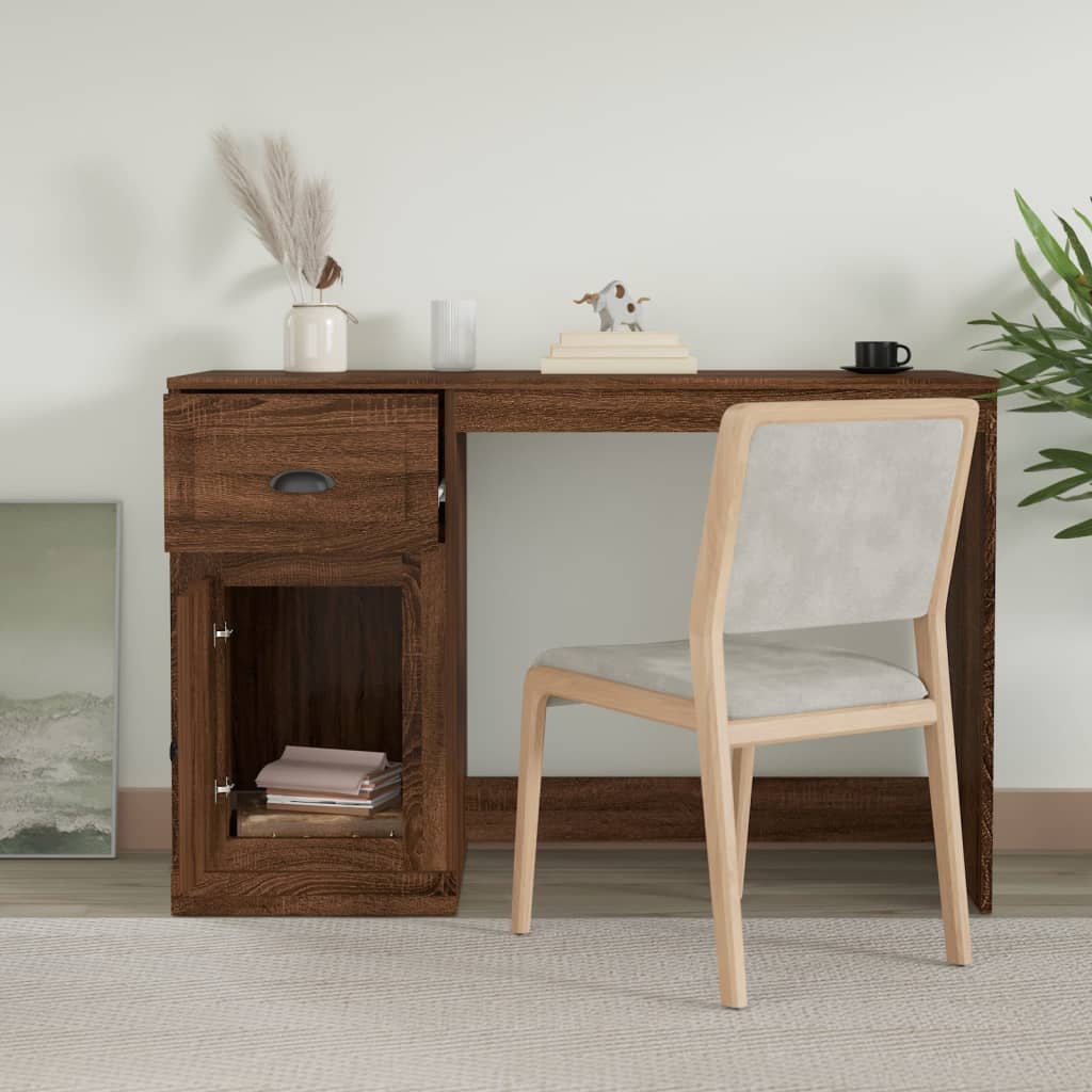 Schreibtisch mit Schublade Sonoma-Eiche 115x50x75 cm