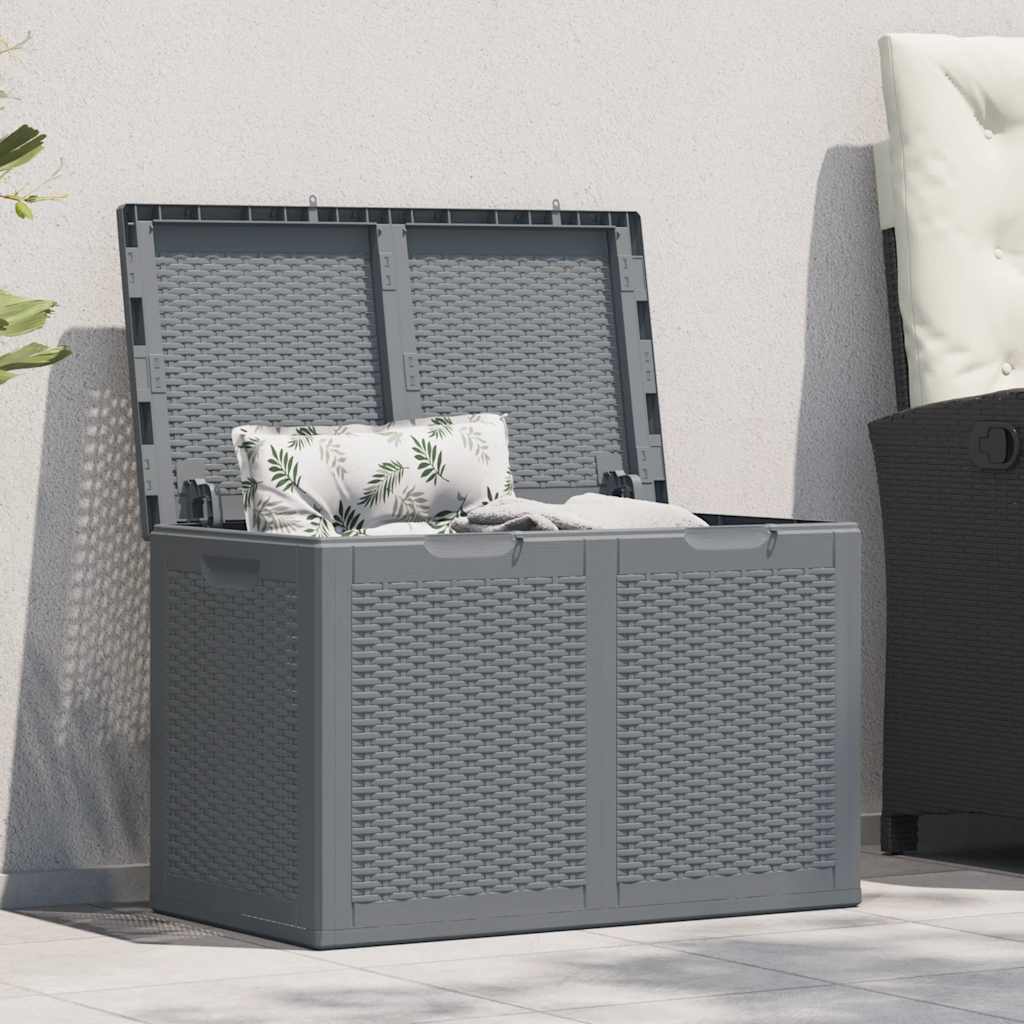 Garten-Aufbewahrungsbox 180 L Pp-Holzoptik