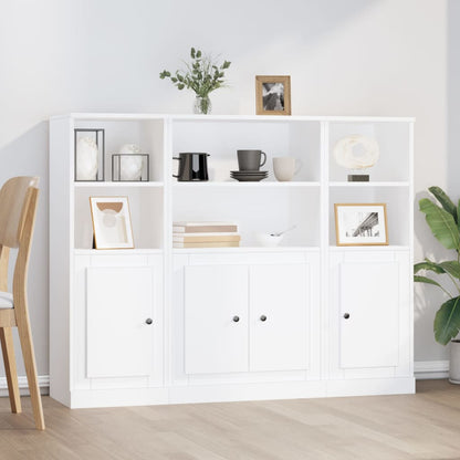 Highboards 3 Stk. Sonoma-Eiche Holzwerkstoff