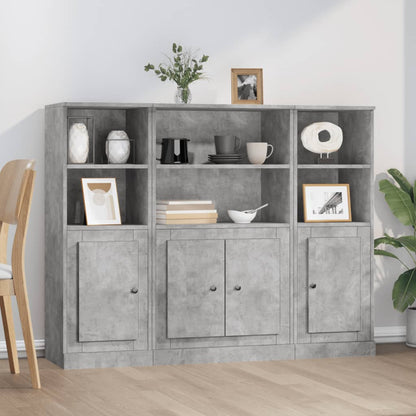 Highboards 3 Stk. Sonoma-Eiche Holzwerkstoff