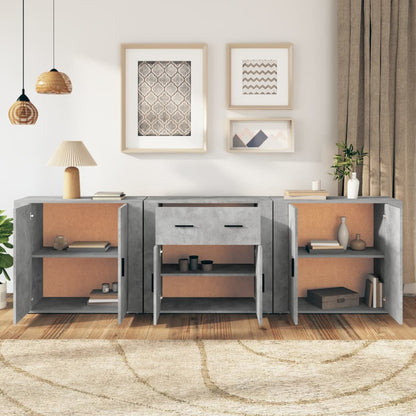 Sideboards 3 Stk. Holzwerkstoff