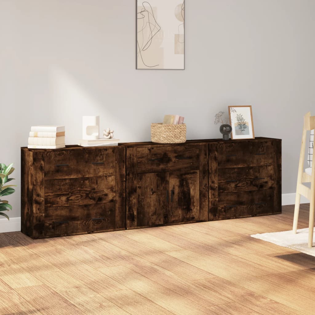 Sideboards 3 Stk. Holzwerkstoff