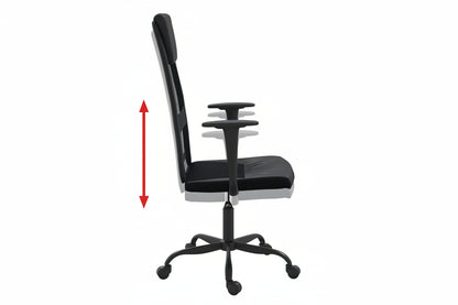Bürostuhl Höhenverstellbar Netzstoff Und Kunstleder