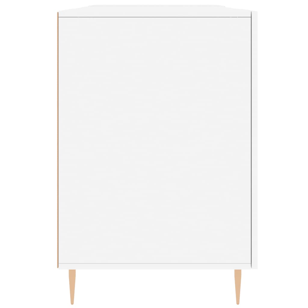 Schreibtisch mit Regal Schwarz Eichen-Optik 140 x 50 x 75 cm