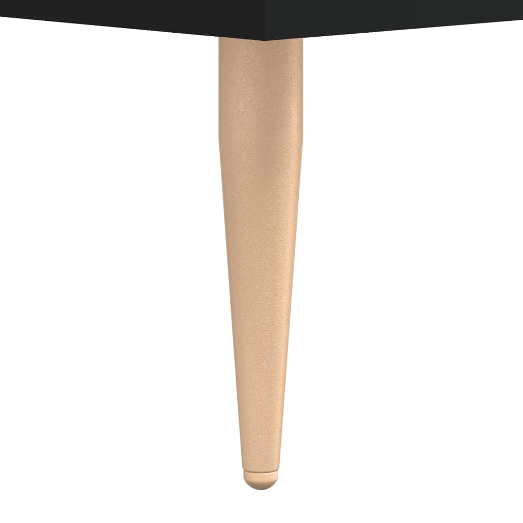 Schreibtisch mit Regal Schwarz Eichen-Optik 140 x 50 x 75 cm