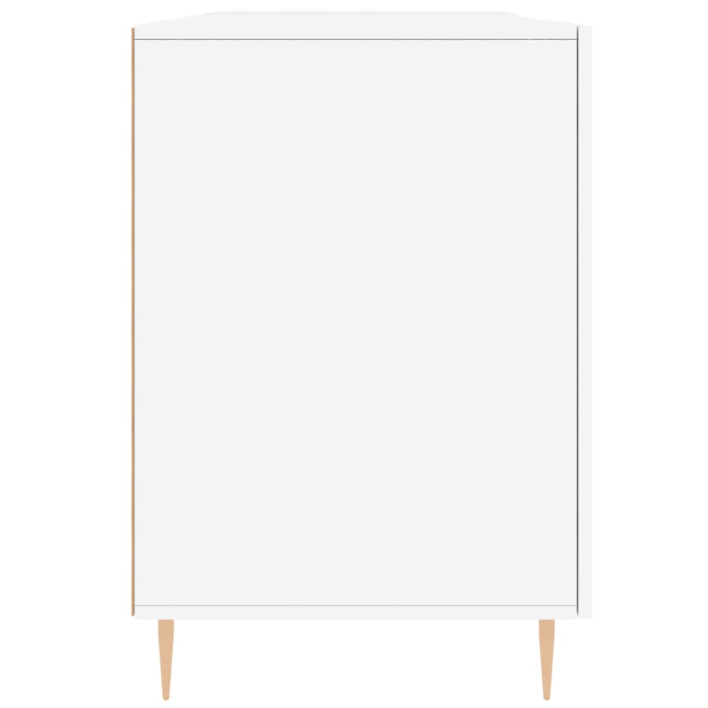 Schreibtisch mit Regal Schwarz Eichen-Optik 140 x 50 x 75 cm