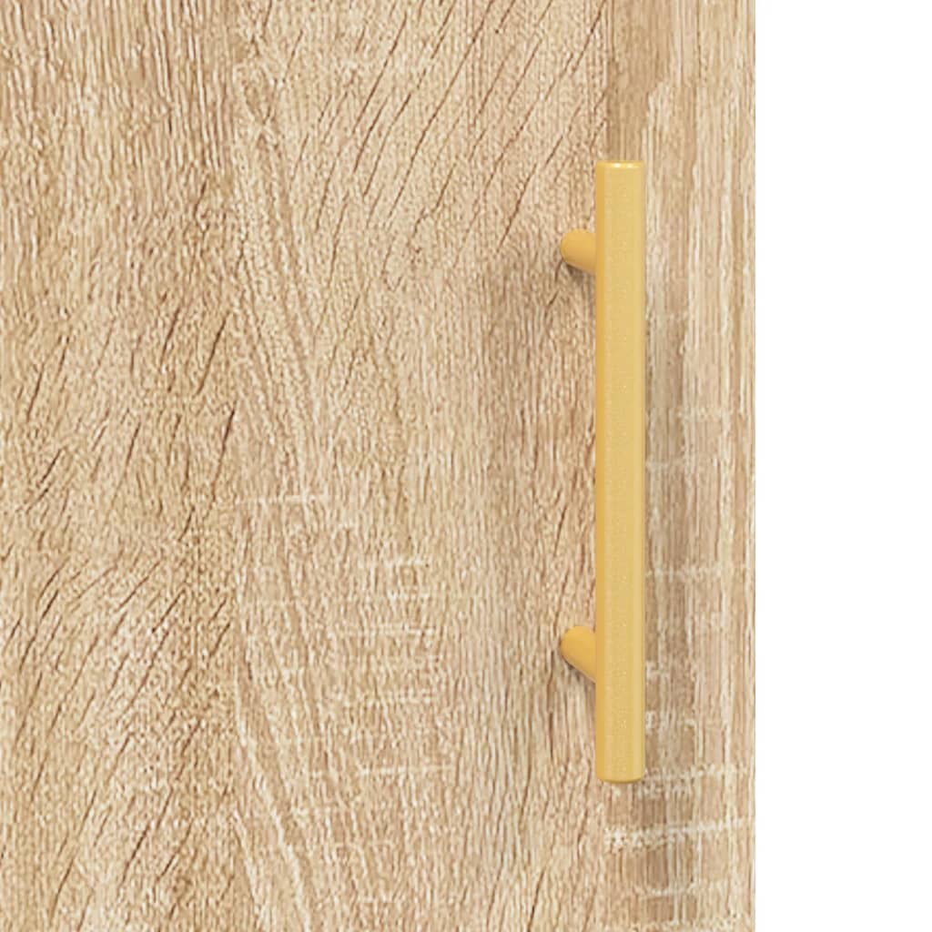 Schreibtisch mit Regal Schwarz Eichen-Optik 140 x 50 x 75 cm