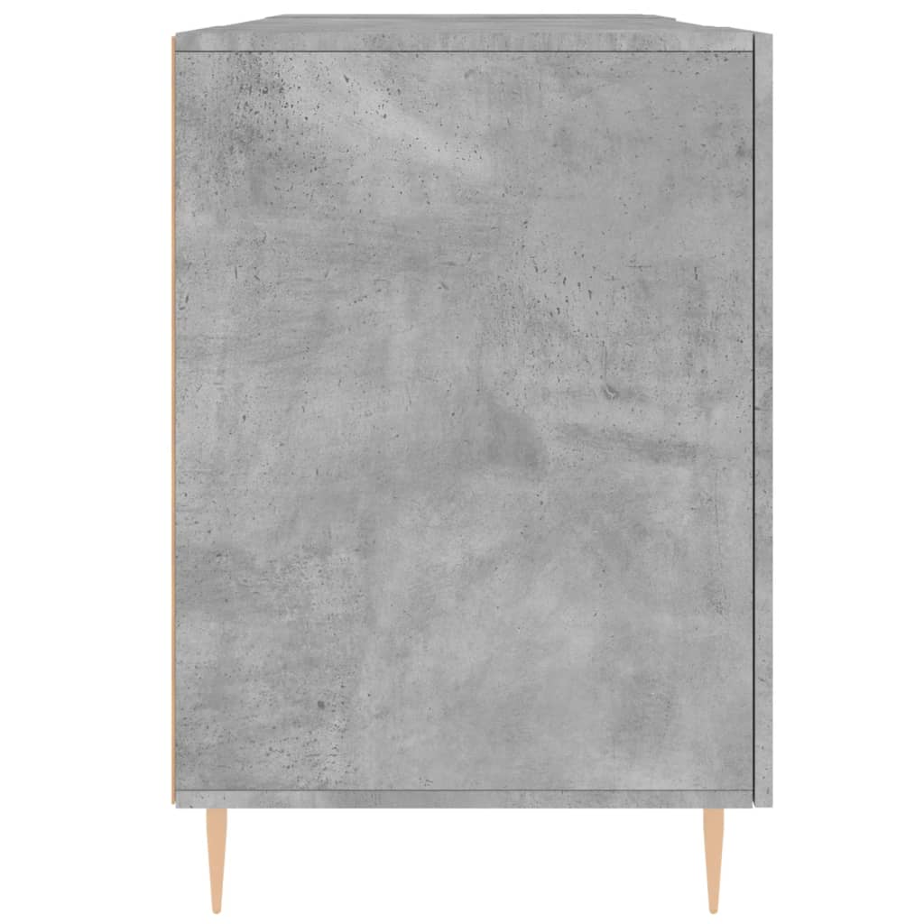 Schreibtisch mit Regal Schwarz Eichen-Optik 140 x 50 x 75 cm