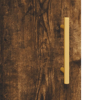 Schreibtisch mit Regal Schwarz Eichen-Optik 140 x 50 x 75 cm