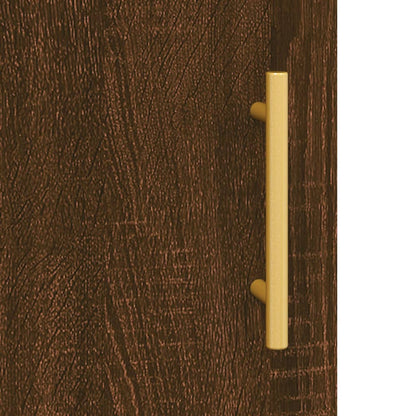 Schreibtisch mit Regal Schwarz Eichen-Optik 140 x 50 x 75 cm