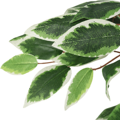 vidaXL Ficusbaum Künstlich 378 Blätter 80 cm Grün
