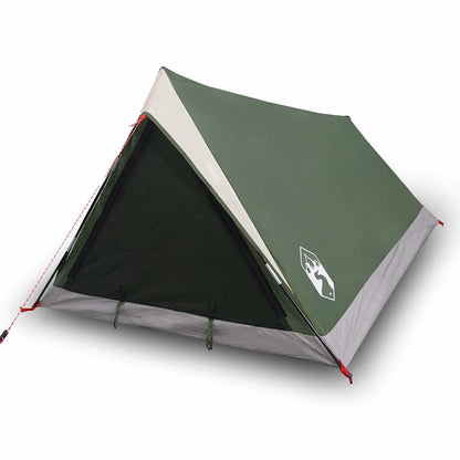 Campingzelt 2 Personen Grau und Orange Wasserfest