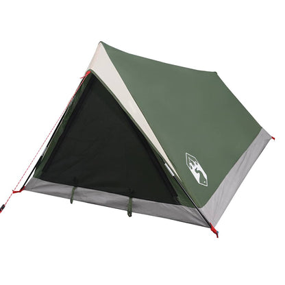 Campingzelt 2 Personen Grau und Orange Wasserfest