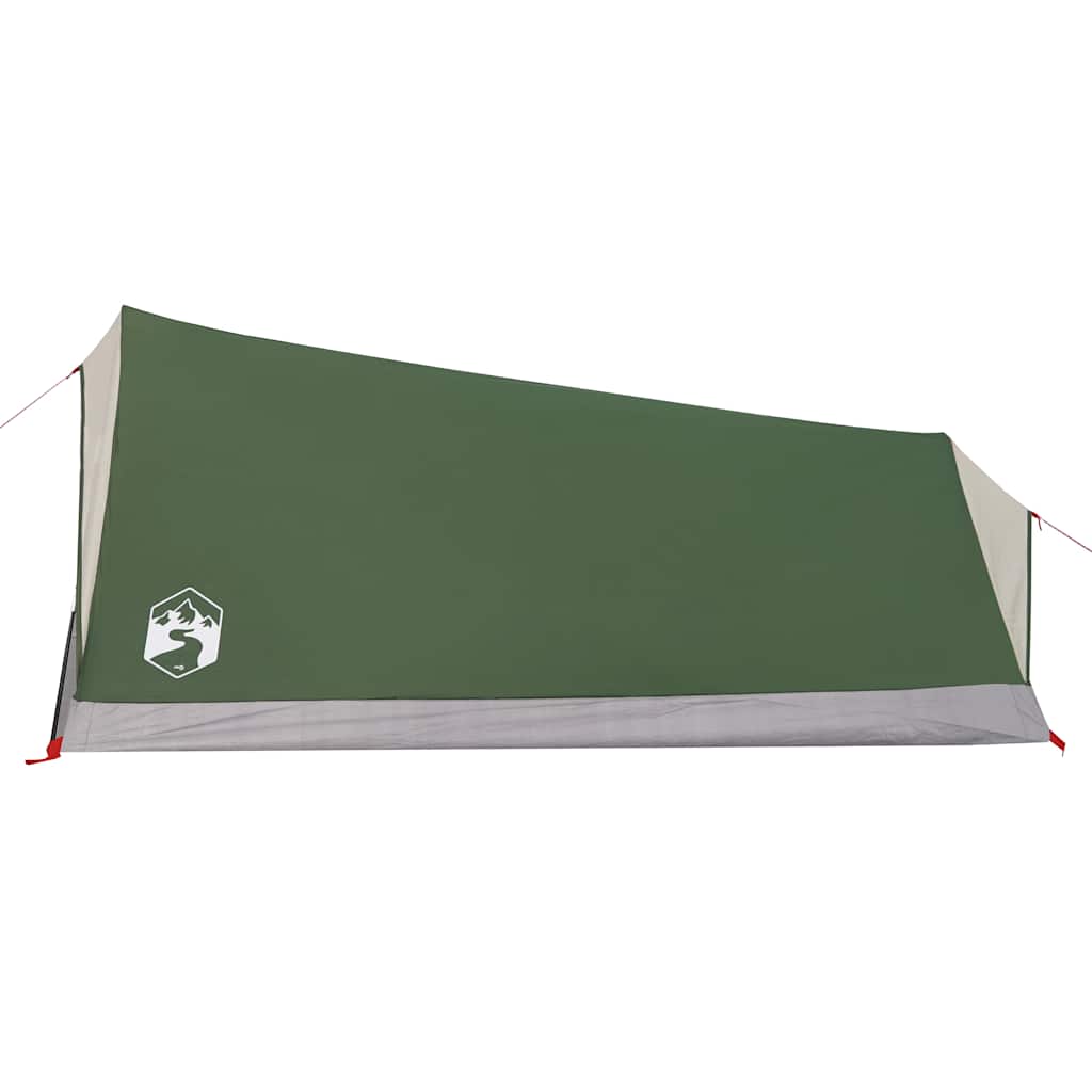 Campingzelt 2 Personen Grau und Orange Wasserfest