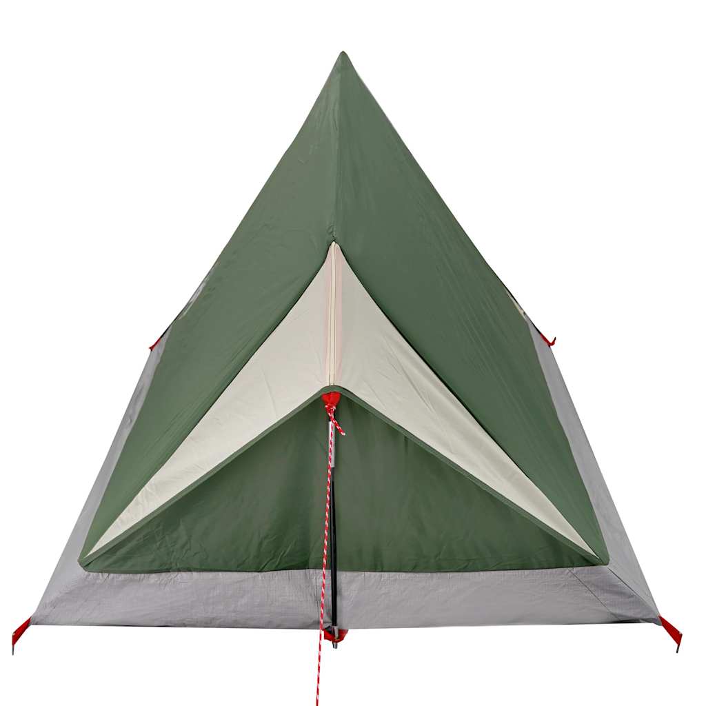 Campingzelt 2 Personen Grau und Orange Wasserfest