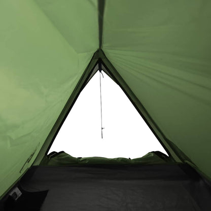 Campingzelt 2 Personen Grau und Orange Wasserfest