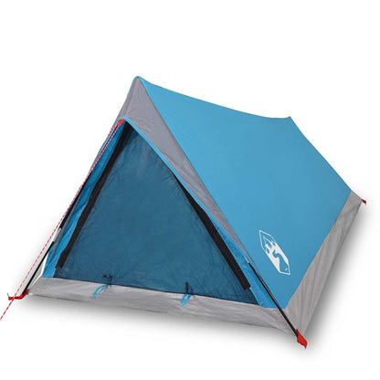 Campingzelt 2 Personen Grau und Orange Wasserfest