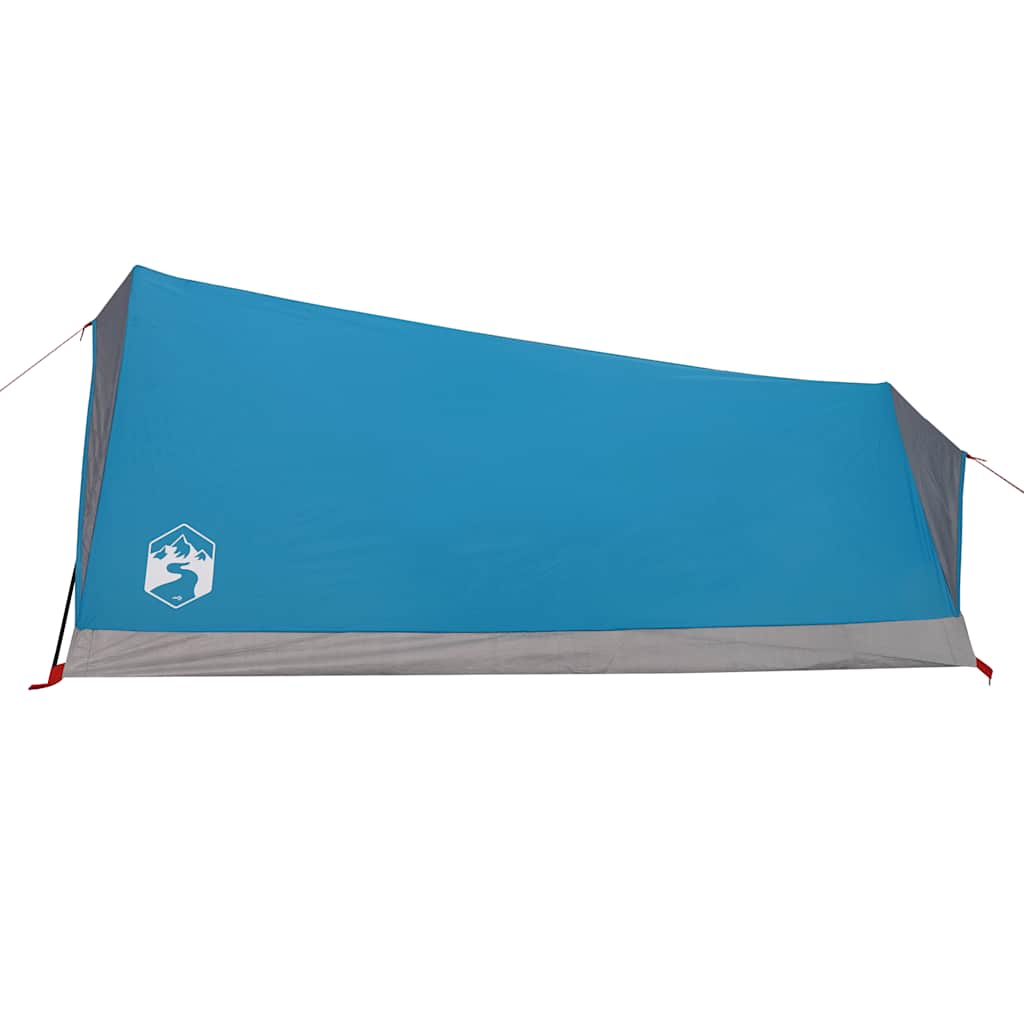 Campingzelt 2 Personen Grau und Orange Wasserfest