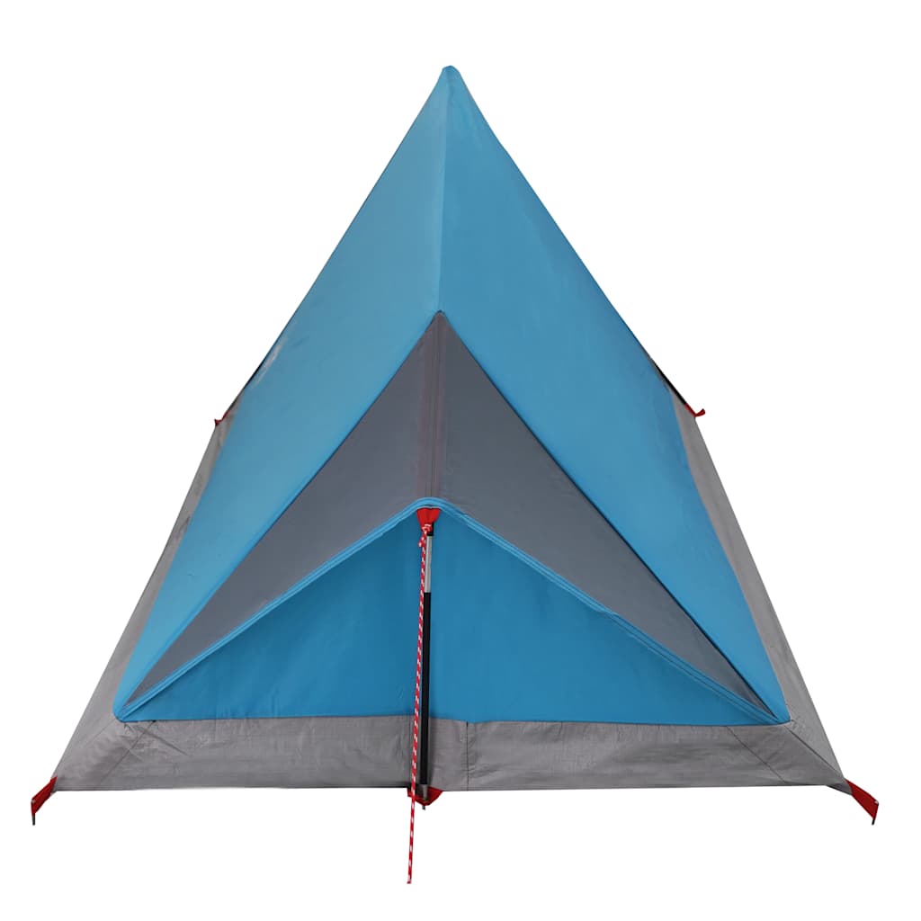 Campingzelt 2 Personen Grau und Orange Wasserfest