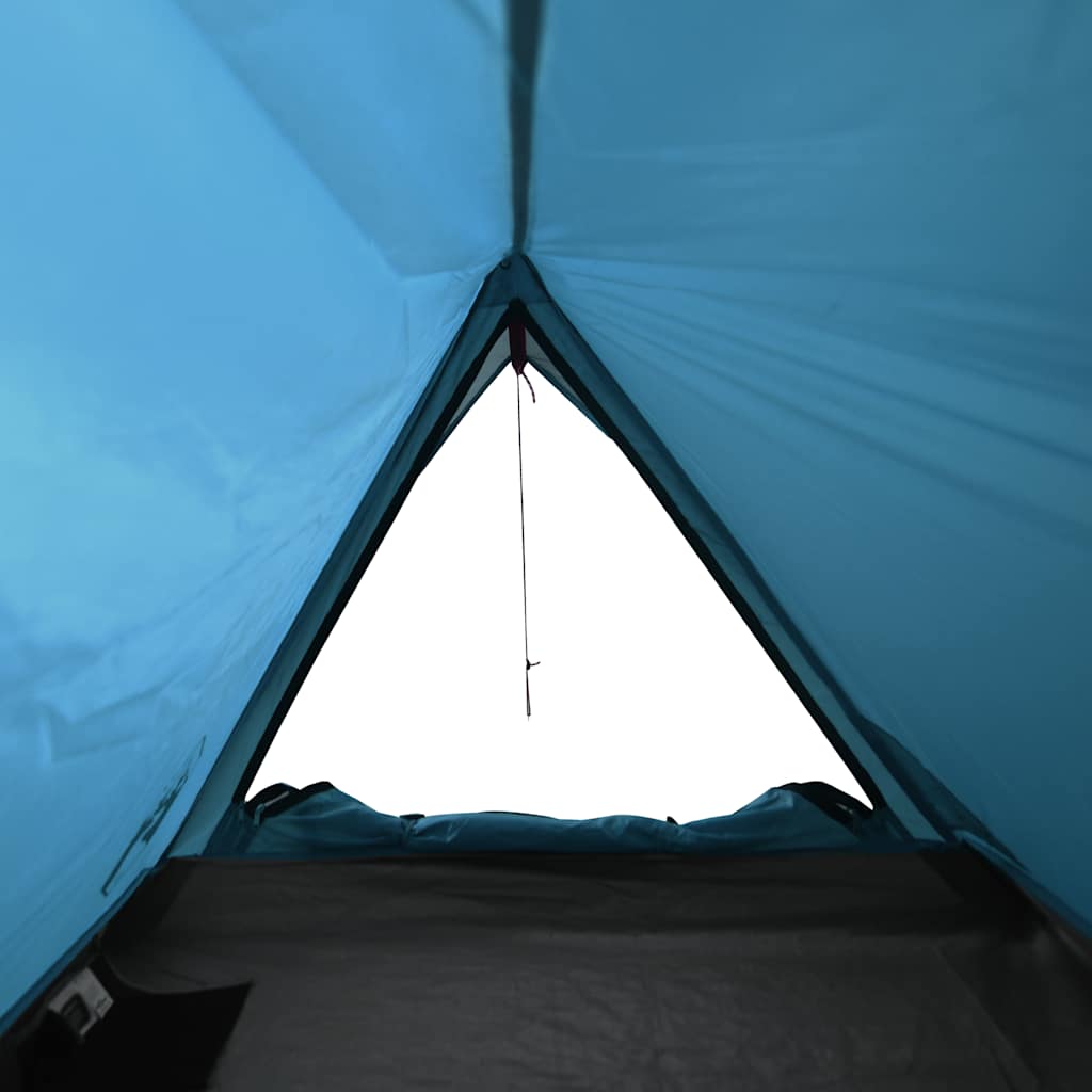 Campingzelt 2 Personen Grau und Orange Wasserfest