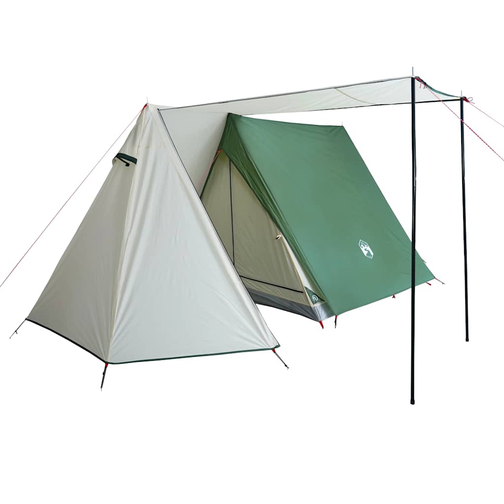 Campingzelt 3 Personen Grau und Orange Wasserfest