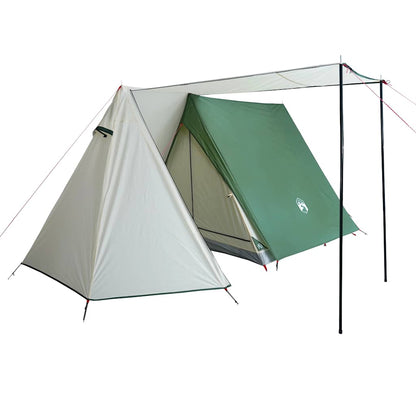 Campingzelt 3 Personen Grau und Orange Wasserfest