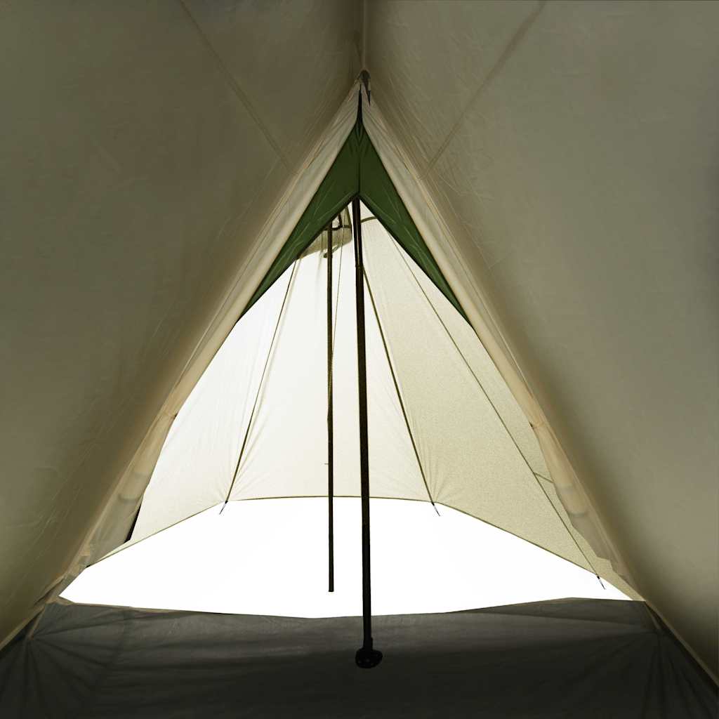 Campingzelt 3 Personen Grau und Orange Wasserfest