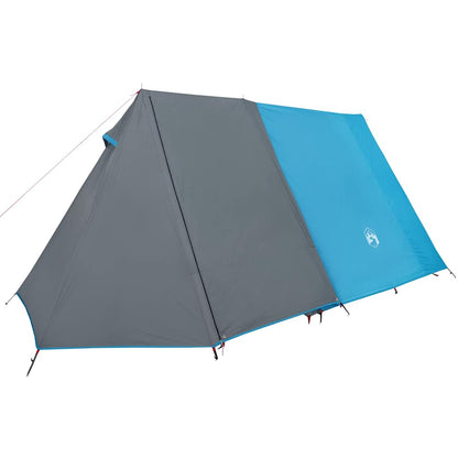 Campingzelt 3 Personen Grau und Orange Wasserfest