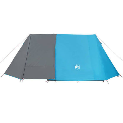 Campingzelt 3 Personen Grau und Orange Wasserfest