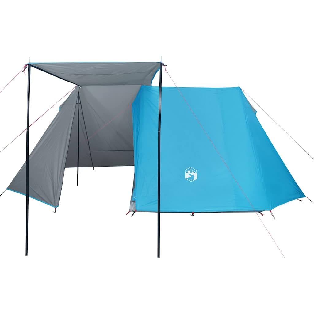 Campingzelt 3 Personen Grau und Orange Wasserfest
