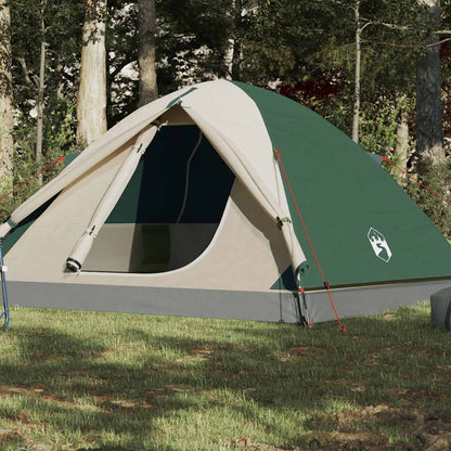Kuppel-Campingzelt 3 Personen Orange Wasserdicht