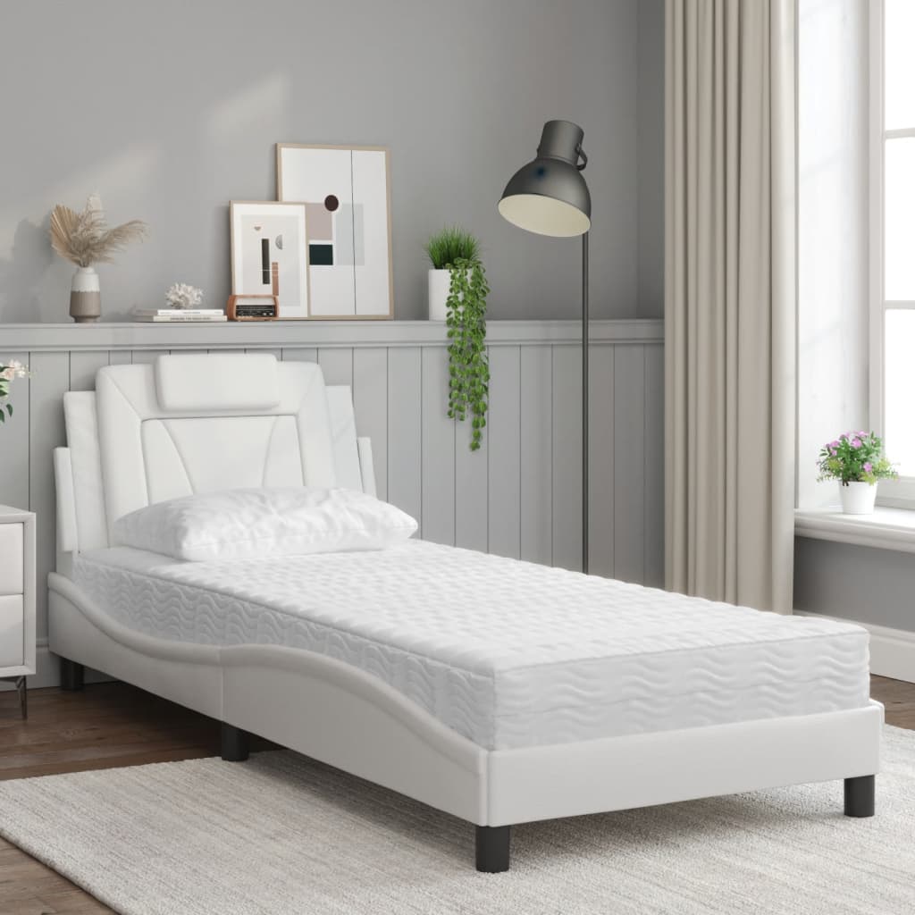 Polsterbett "Viana" mit Kunstlederbezug, inkl. Matratze 90x190 cm