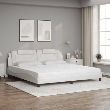 Polsterbett "Viana" mit Kunstlederbezug, inkl. Matratze 200x200 cm