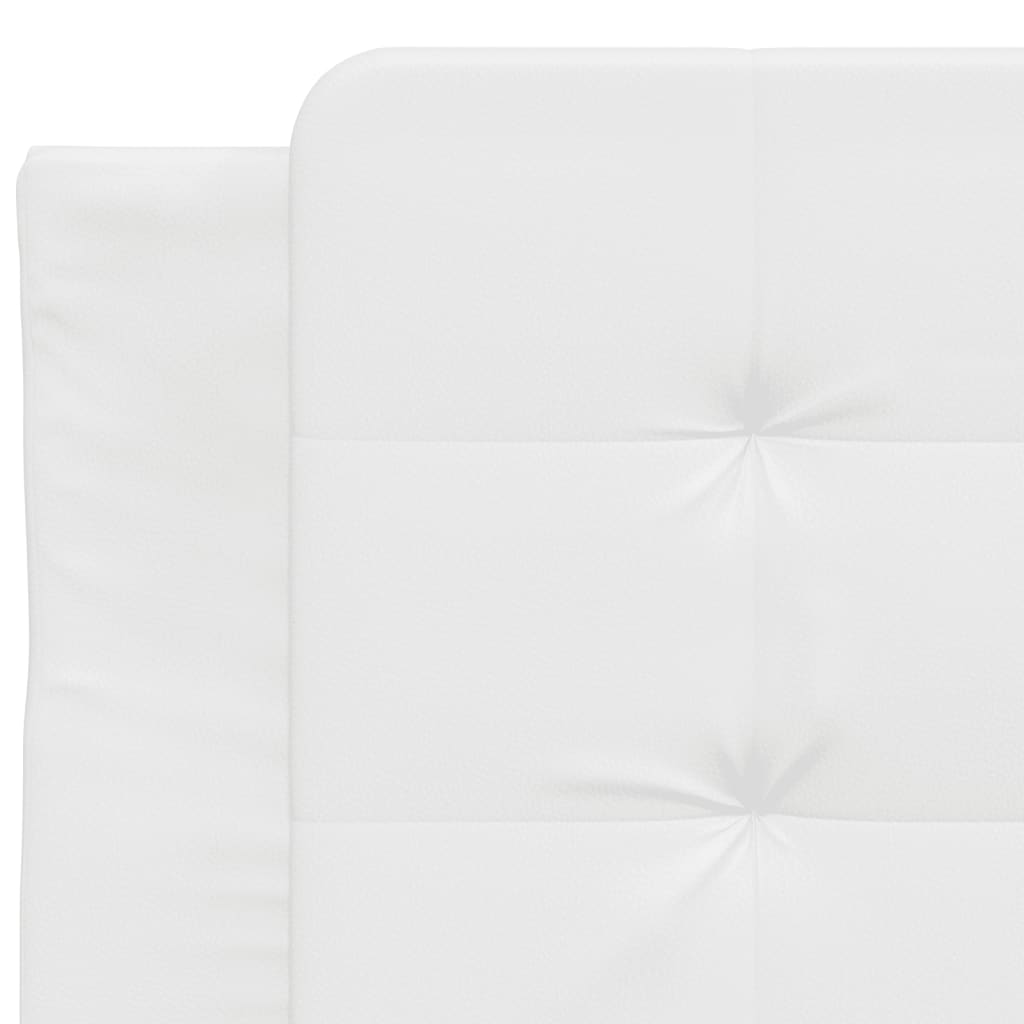 Polster-Einzelbett Modell inkl. Matratze, Kunstlederbezug 80x200 cm