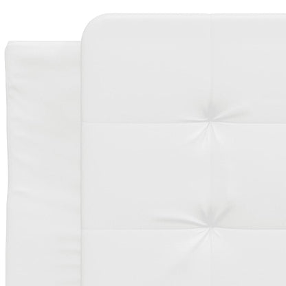 Polster-Einzelbett Modell inkl. Matratze, Kunstlederbezug 80x200 cm