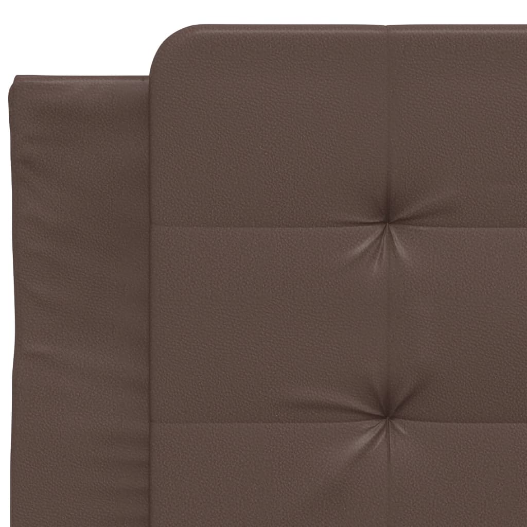 Polster-Einzelbett Modell inkl. Matratze, Kunstlederbezug 80x200 cm