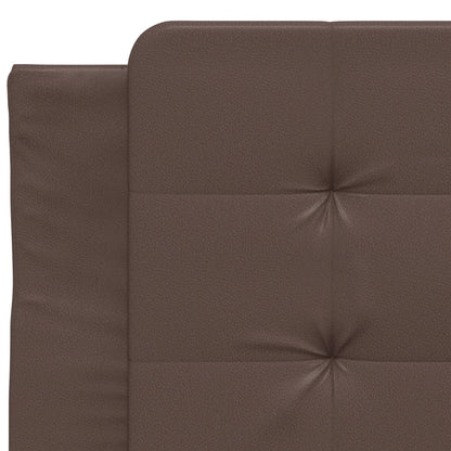 Polster-Einzelbett Modell inkl. Matratze, Kunstlederbezug 80x200 cm