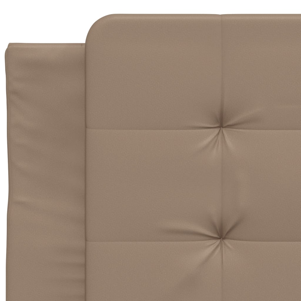 Polster-Einzelbett Modell inkl. Matratze, Kunstlederbezug 80x200 cm