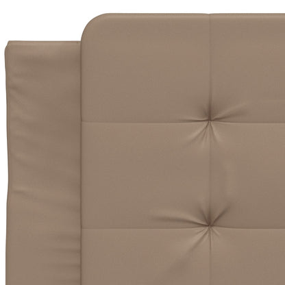 Polster-Einzelbett Modell inkl. Matratze, Kunstlederbezug 80x200 cm