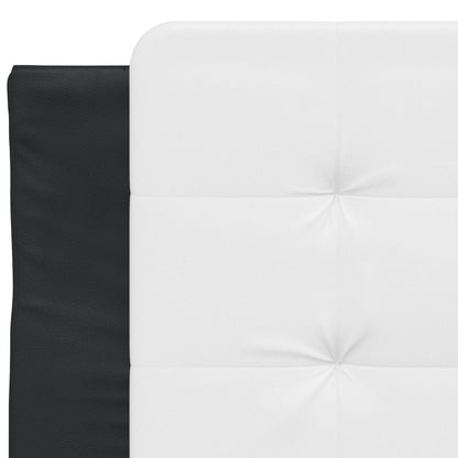 Polster-Einzelbett Modell inkl. Matratze, Kunstlederbezug 80x200 cm