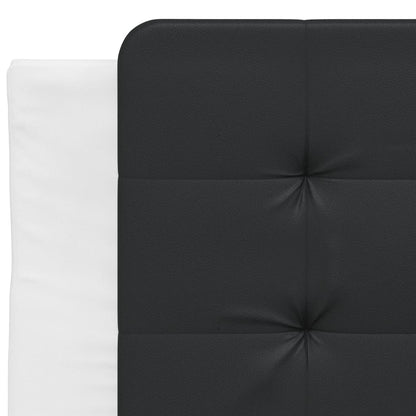 Polster-Einzelbett Modell inkl. Matratze, Kunstlederbezug 80x200 cm