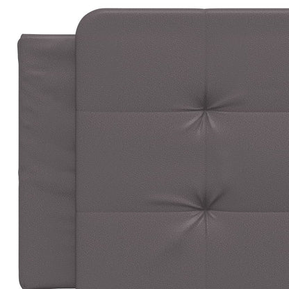 Polster-Doppelbett Modell inkl. Matratze, Kunstlederbezug 160x200 cm
