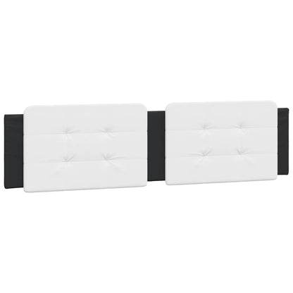 Polster-Doppelbett Modell inkl. Matratze, Kunstlederbezug 160x200 cm