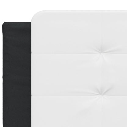 Polster-Doppelbett Modell inkl. Matratze, Kunstlederbezug 160x200 cm