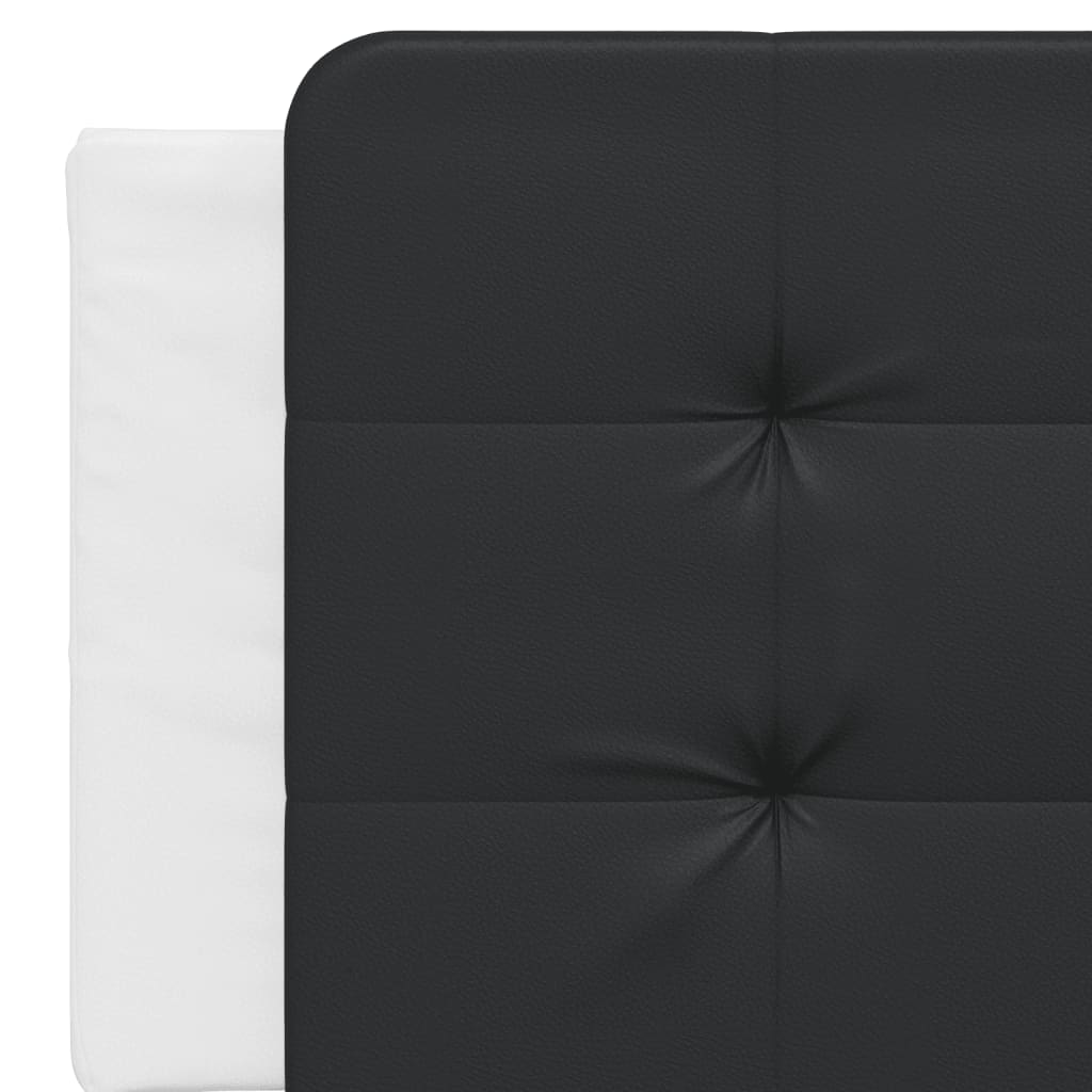 Polster-Doppelbett Modell inkl. Matratze, Kunstlederbezug 160x200 cm